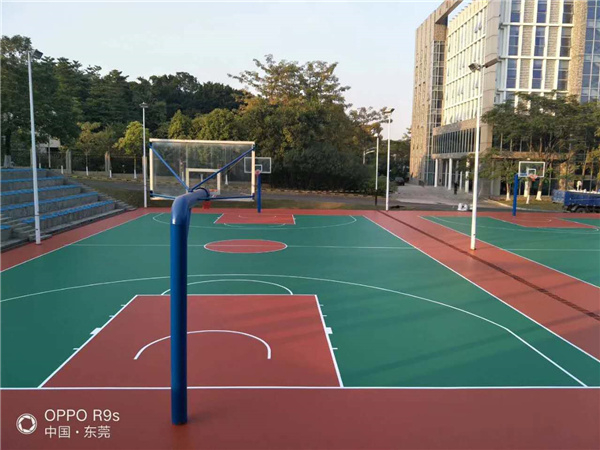 硅PU篮球场